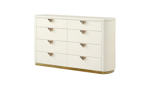 Galaxy Home La Pierre Cream Dresser And Mirror