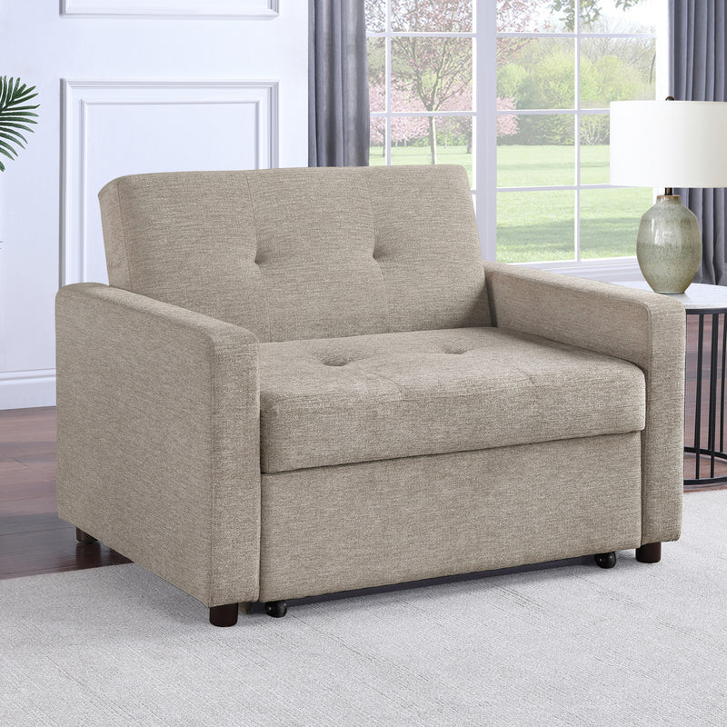 Steve Silver Noah Gray Twin Sleeper Chair