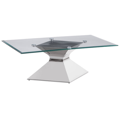 Coaster Furniture Jenny Silver Coffee Table