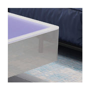 Galaxy Home Emma White LED Coffee Table