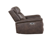 New Classic Furniture Quade Mocha Power Glider Recliner