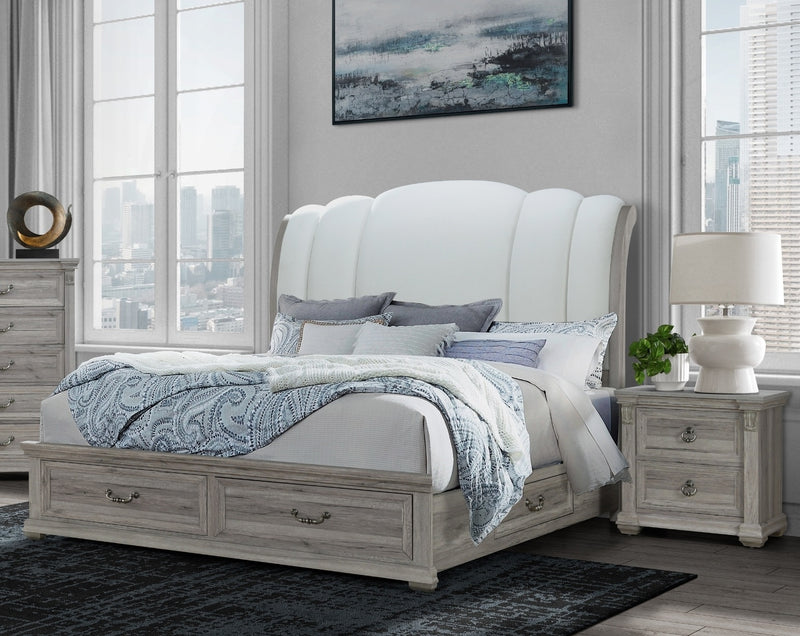 Global Furniture Rowan Tatum Grey Nightstand