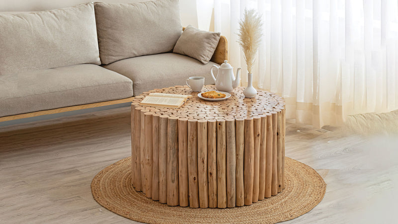 Galaxy Home T1009 Natural Coffee Table