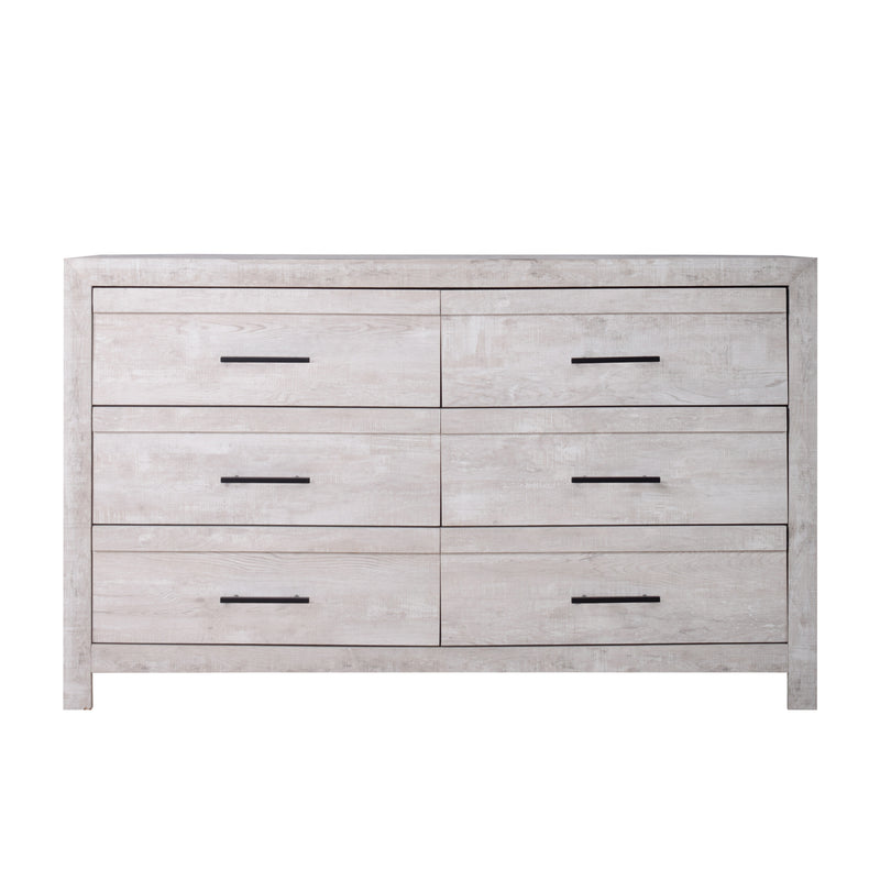 New Classic Furniture Biscayne Driftwood Gray Dresser And Mirror