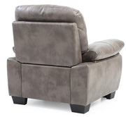 Glory Furniture Marta Black Faux Leather Chair