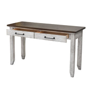 Steve Silver Bear Creek White Honey Smoke Sofa Table