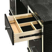 New Classic Furniture Valentino Black Vanity Table