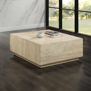Acme Furniture Deon Beige Natrual 3pc Coffee Table Set