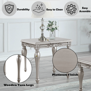 Acme Furniture Pelumi Platinum End Table