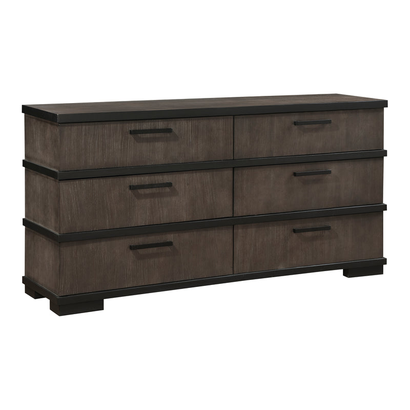 Home Elegance Acworth Black Brown Gray Dresser