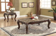 Acme Furniture Devayne Dark Walnut 3pc Coffee Table Set