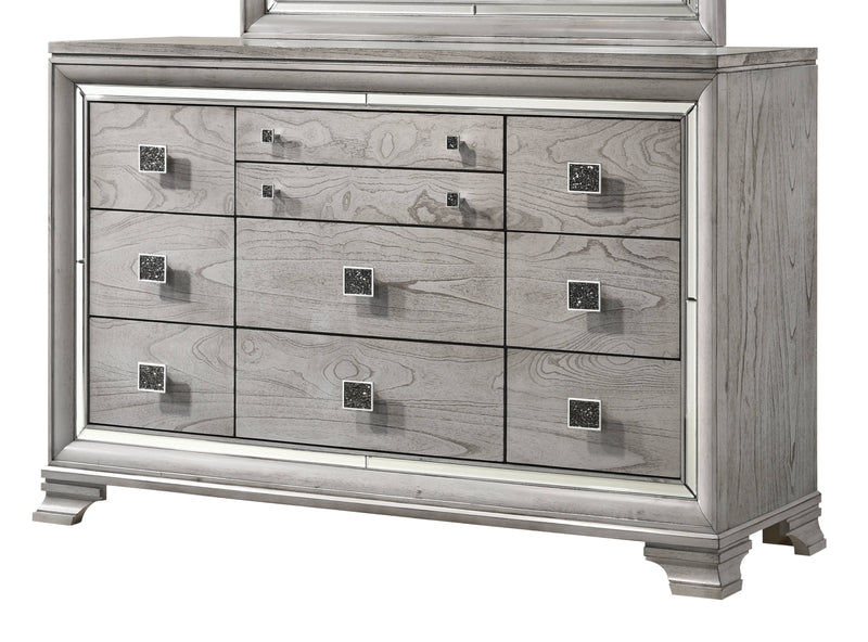 Crown Mark Vail Grey Dresser