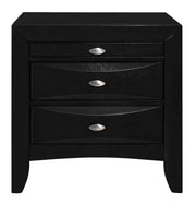 Global Furniture Linda Black Night Stand