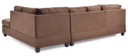 Glory Furniture Malone Black Sectional