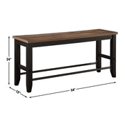 Steve Silver Bermuda Black 24 Inch Counter Bench