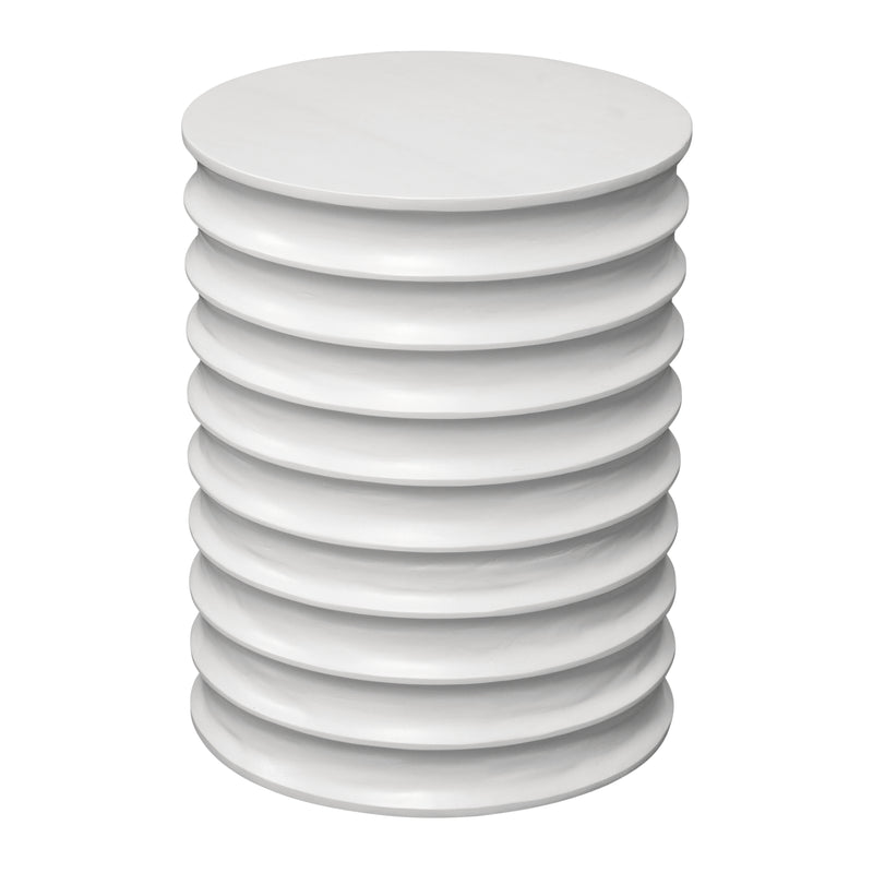 Steve Silver Griffin White Side Table