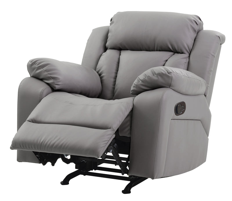 Glory Furniture Daria Gray Rocker Recliner