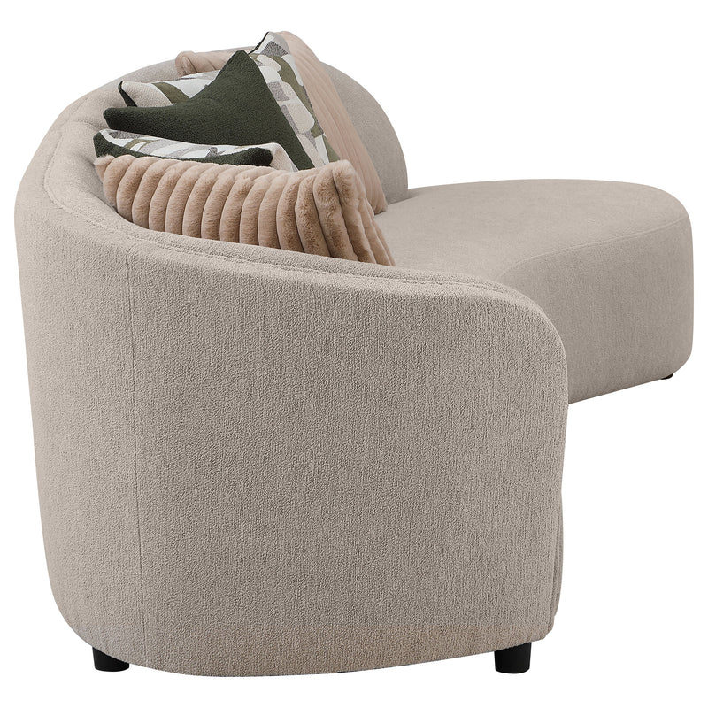 Coaster Furniture Fayette Greige Beige 2pc Sectional