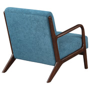 Coaster Furniture Foster Peacock Blue Accent Chair