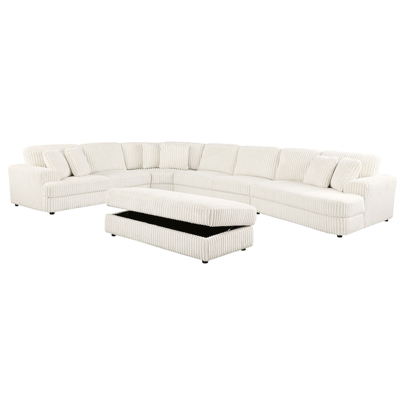 Coaster Furniture Emberson Ivory 5pc Modular Sectional