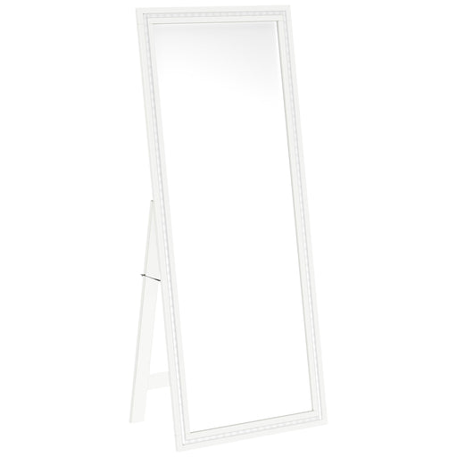 Coaster Furniture Windrose White LED Standing Mirror