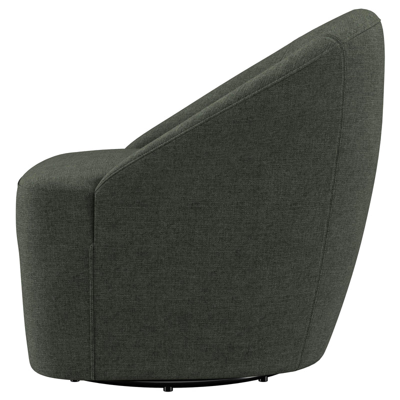Coaster Furniture Leon Hunter Green Accent Swivel Chair