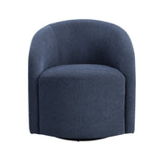 Home Elegance Dalhart Blue Swivel Chair
