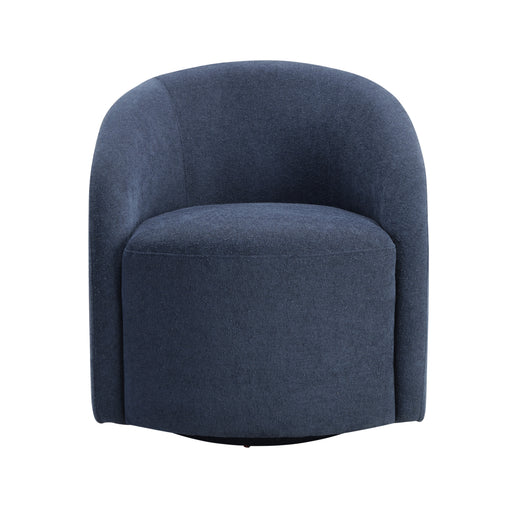Home Elegance Dalhart Blue Swivel Chair