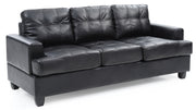 Glory Furniture Sandridge Black PU Sofa