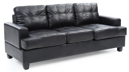 Glory Furniture Sandridge Black PU Sofa