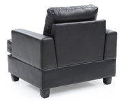 Glory Furniture Sandridge Black PU Chair
