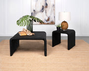 Coaster Furniture Cahya Black Sqaure End Table