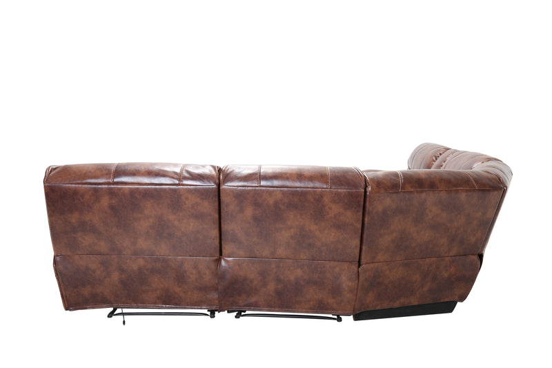 Acme Furniture Brax Two Tone Brown Power Motion Sectional