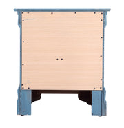 Glory Furniture Louis Phillipe Teal Nightstand