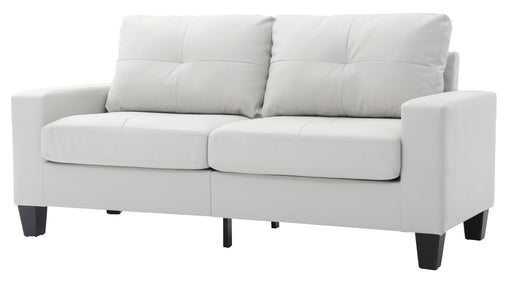Glory Furniture Newbury White Faux Leather Modular Sofa