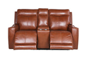 Steve Silver Natalia Coach Recliner Console Loveseat