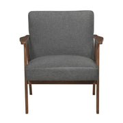 Home Elegance Omara Dark Gray Accent Chair