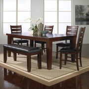 Crown Mark Bardstown Wheat Charcoal Dining Table