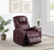 Coaster Furniture Armstrong Camel Brown Power Lift Massage Recliner