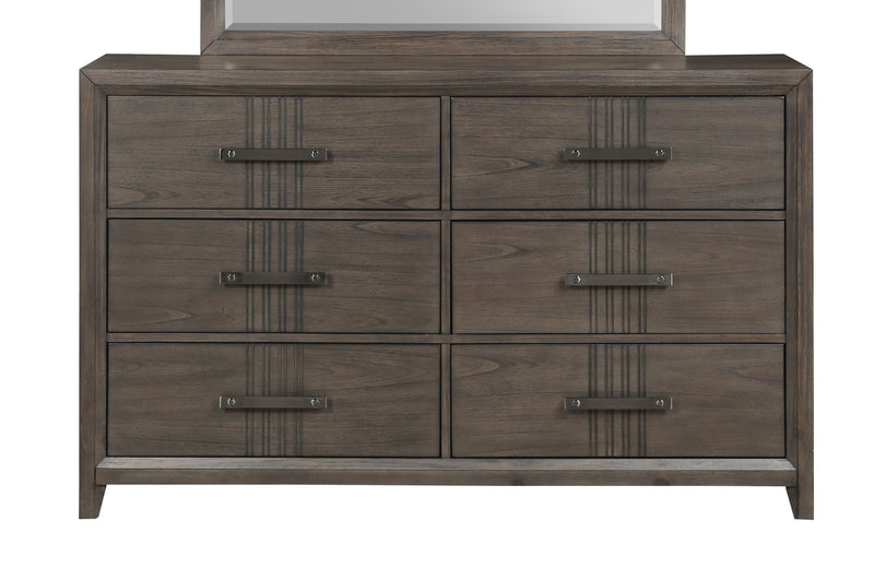 New Classic Furniture Landon Brown Dresser