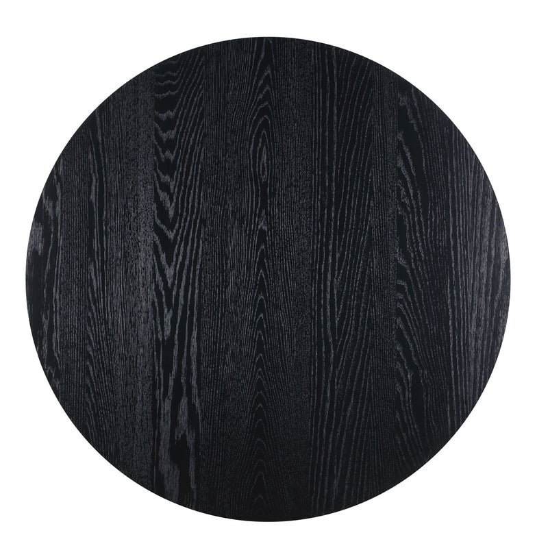 Steve Silver Molly Black Round Dining Table