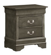 Glory Furniture Louis Phillipe Gray Nightstand