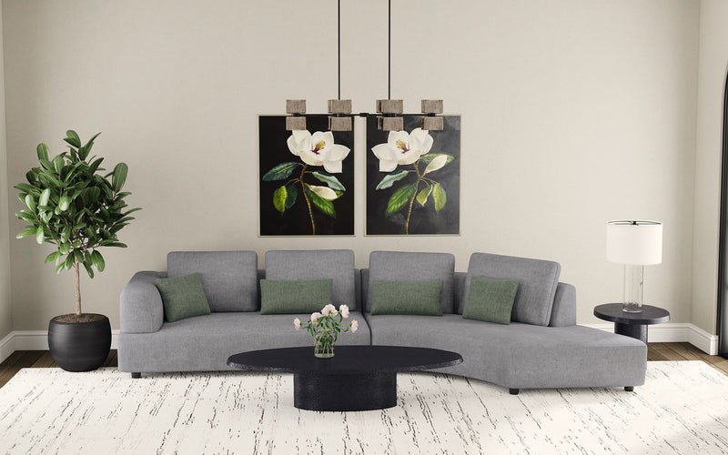 Coaster Furniture Toscano Grey Sectional