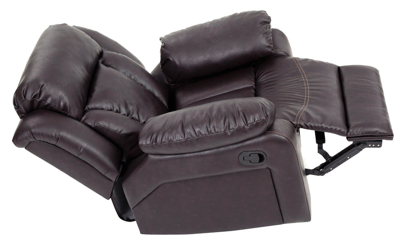 Glory Furniture Daria Dark Brown Rocker Recliner