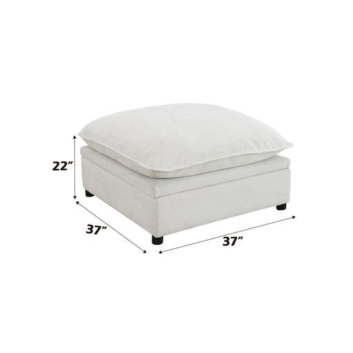 Acme Furniture Marisa Beige Modular Storage Ottoman