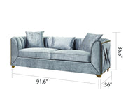 Galaxy Home Velencia Cream Sofa
