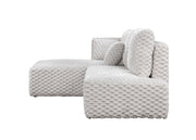 Acme Furniture Manya Cream Sectional Sofa