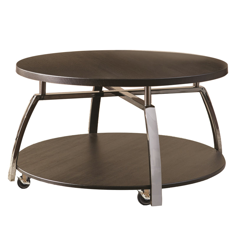 Steve Silver Coham Black Nickel Cocktail Table