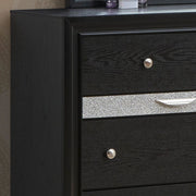 Glory Furniture Madrid Black Dresser and Mirror