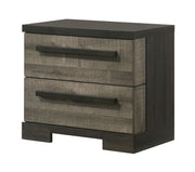 Crown Mark Remington Gray Ebony Night Stand